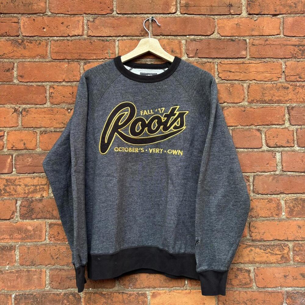 ovo octobers very own roots canada crewneck sweatshirt S